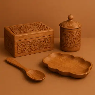 Wooden Crafts Products Exporters